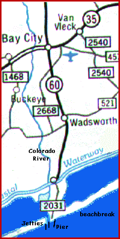 Matagorda Map